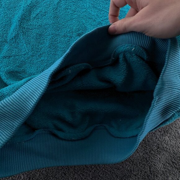 VTG Patagonia Womens Jacket Adult Fleece Purple Blue 1/4 Snap Pullover W/ Logo - Picture 12 of 15